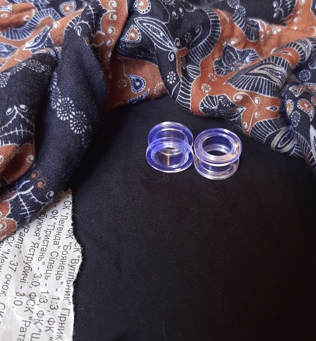 Плаги, тунелі у вуха. 14 мм