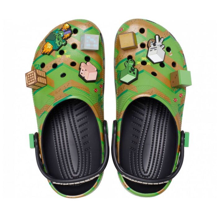 Дитячі крокси Kids Minecraft Elevated Clog кроксы детские майнкрафт