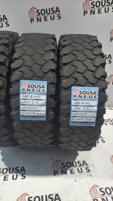 3 pneus 185R14 C Nelcaf - Oferta dos Portes