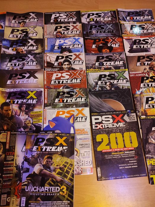 Czasopisma PSX extreme 33 sztuk archiwalne numery