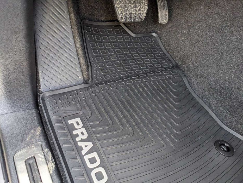 Гумові килимки Toyota Land Cruiser Prado 250 Тойоту Ленд Крузер Прадо коврики резиновые