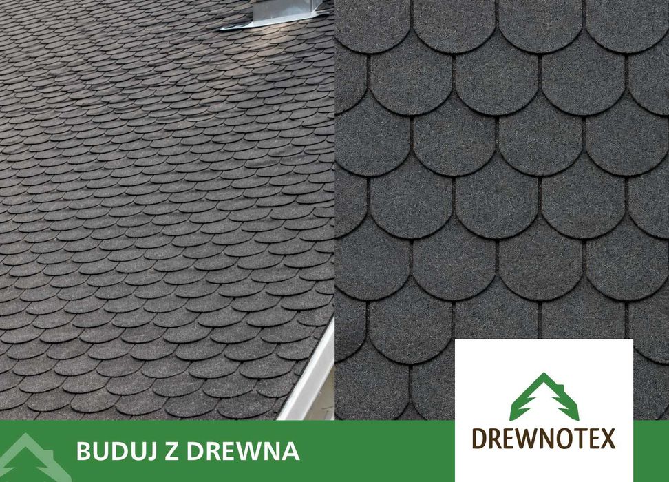 Gont bitumiczny Tegola Eco Roof Tradycyjny bobrzy ogon bobra