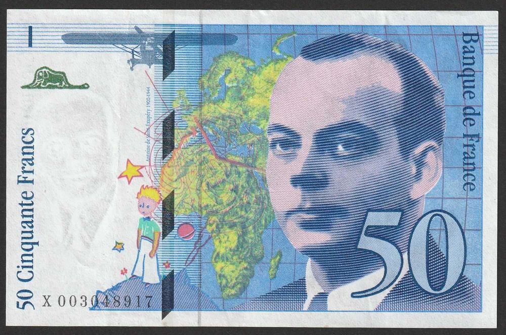 Francja 50 franków 1992 - A. Exupery - seria X