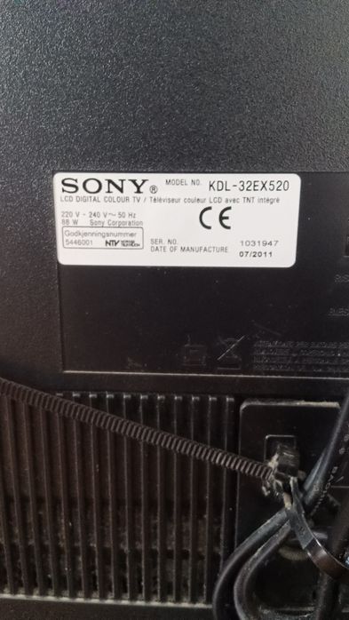 Televisão Sony  kdl-32ex520 32"