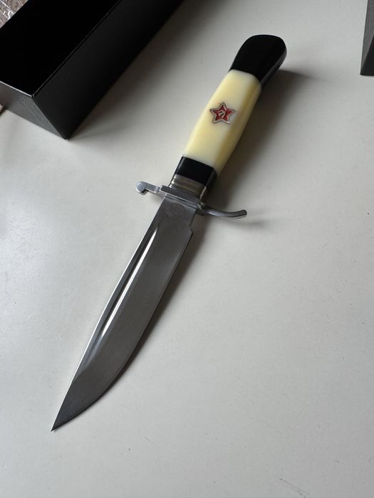 Нож складной финка автоматическая нквд раскладной