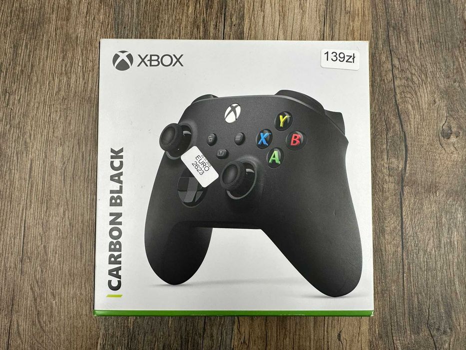 Pad kontroler bezprzewodowy XBOX CARBON BLACK czarny bdb gwarancja