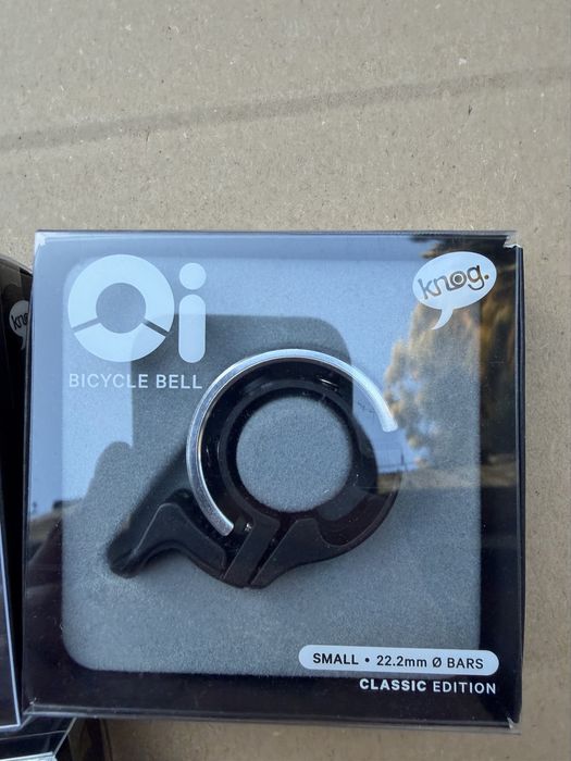Dzwonek rowerowy KNOG Oi Classic Silver / srebrny