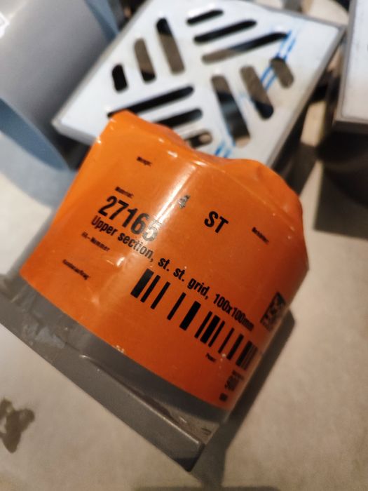 Wpust podłogowy, kratka odpływowa