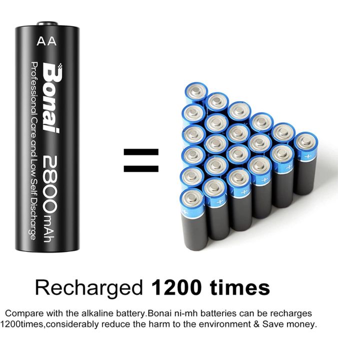 Pilhas Recarregáveis AA | AAA | C | D | 9V (NOVO)