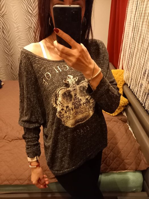 Zara bluza sweterek oversize