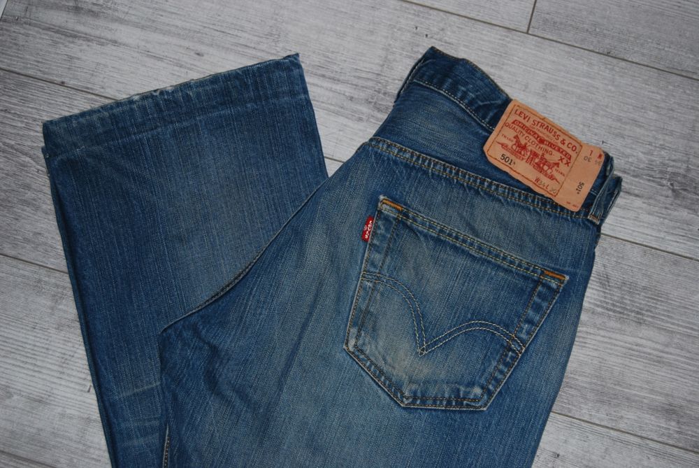 Spodnie dżinsy levi's 501 dl. 97 cm