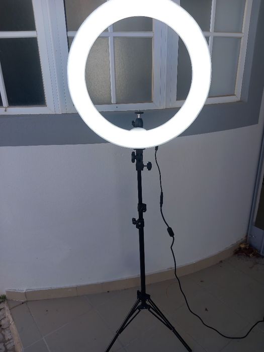 Ring light com tripé