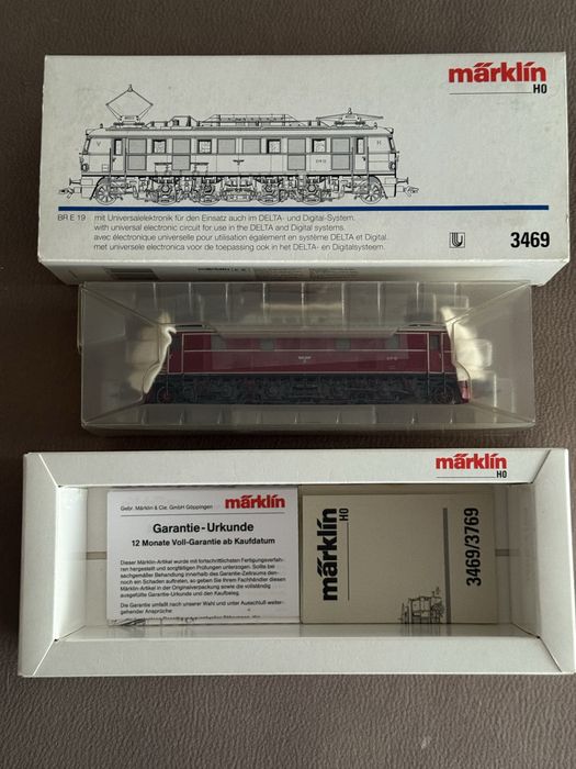 Locomotiva Elétrica Märklin H0 3469 – BR E 19 (Sistema Delta/Digital)