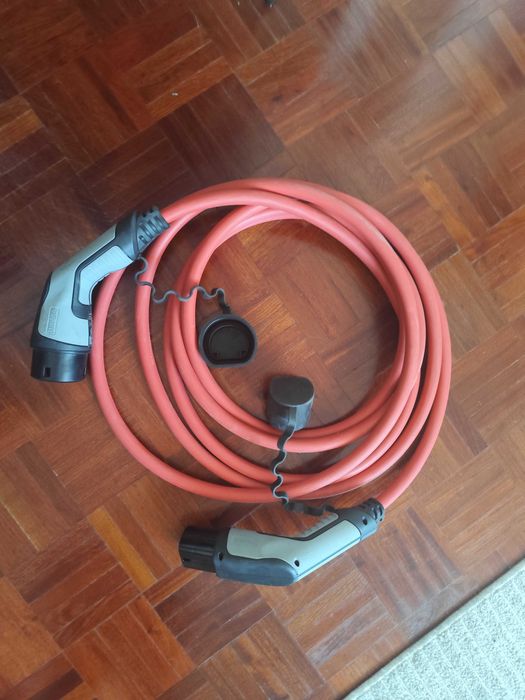 Cabo carregamento monofásico tipo 2 7,4 kW
