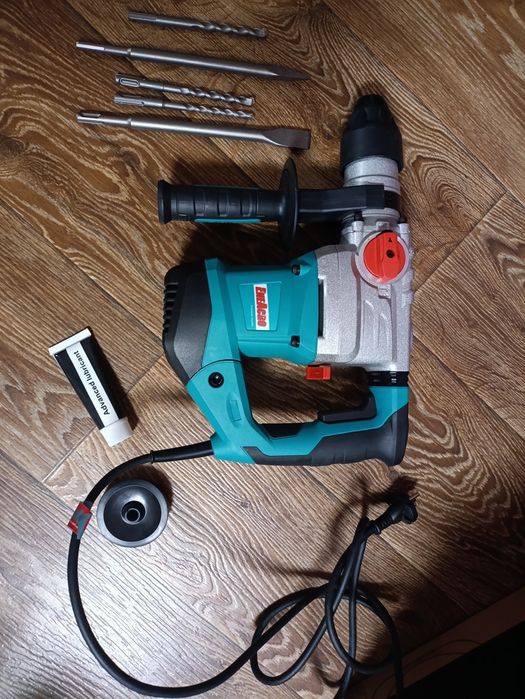 ENEACRO SDS-Plus Перфоратор 1500 W 6 Джоулей 6 Швидкостей.