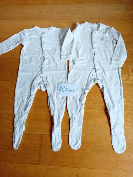 Camisolas interiores, Pijamas de criança e pantufas - 2/3 e 4/5 anos