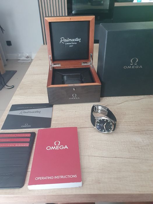 Full set Omega 49mm 18k złoto limitacja