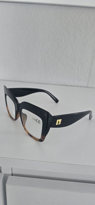 Okulary plus 2.5 panterkowe  kocie