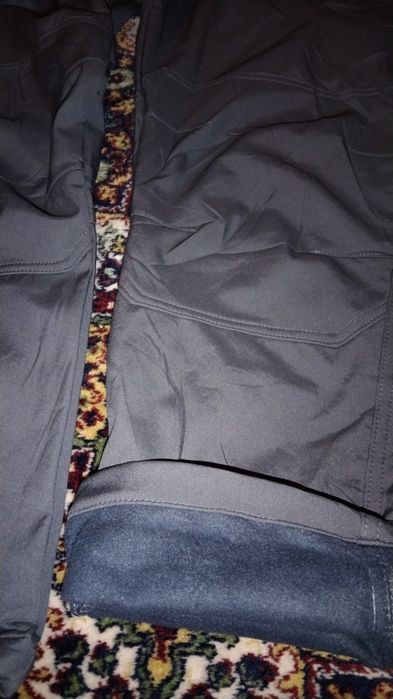 Штани тактичні з флісом сірого кольору