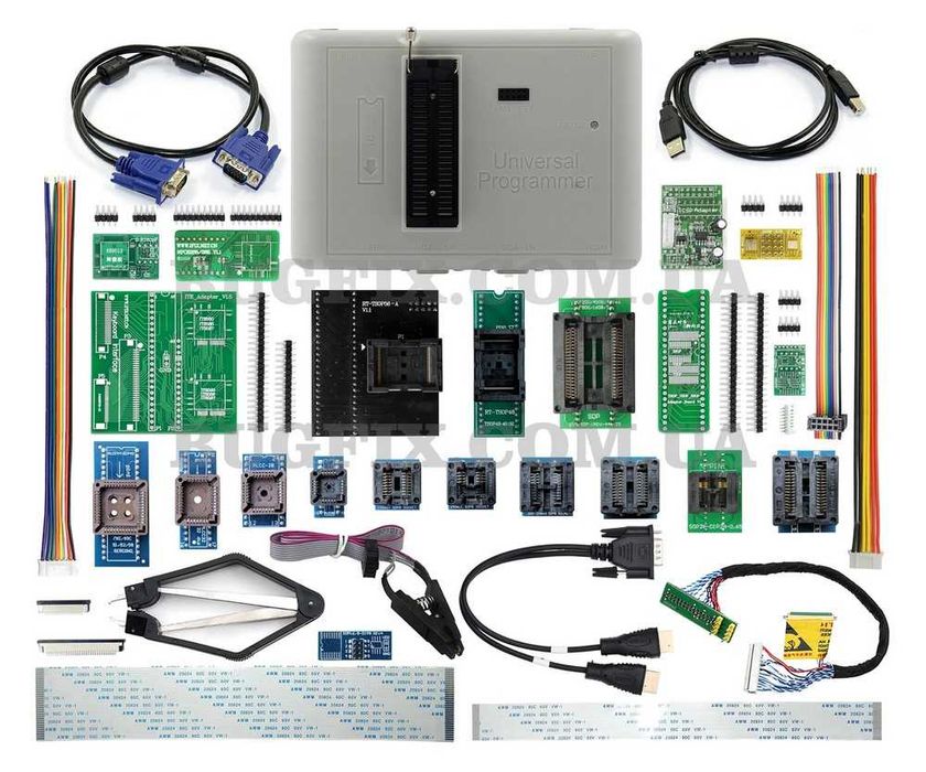 Програматор RT809H комплектація MEGA+