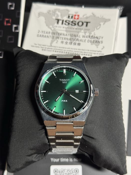 Годинник Tissot PRX Silver / Green — Без передплат / Офіційний ФОП / Гарантія