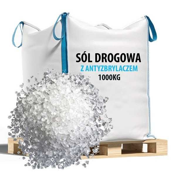 SÓL drogowa z ANTYZBRYLACZEM Chlorek Sodu TONA BigBag