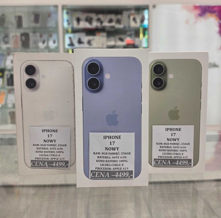 Iphone 17 256GB NOWY Telakces Felicity *Raty 0%