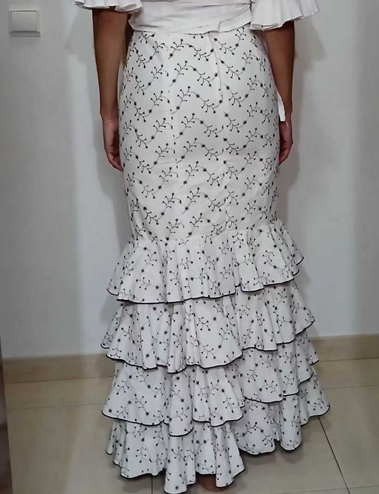 Saia flamenca/ sevilhana & corpino
