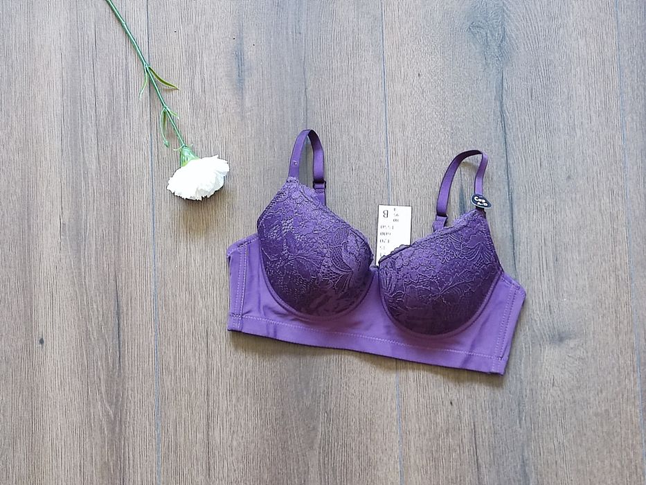 Fioletowy biustonosz balkonetka Pepco 80B nowy