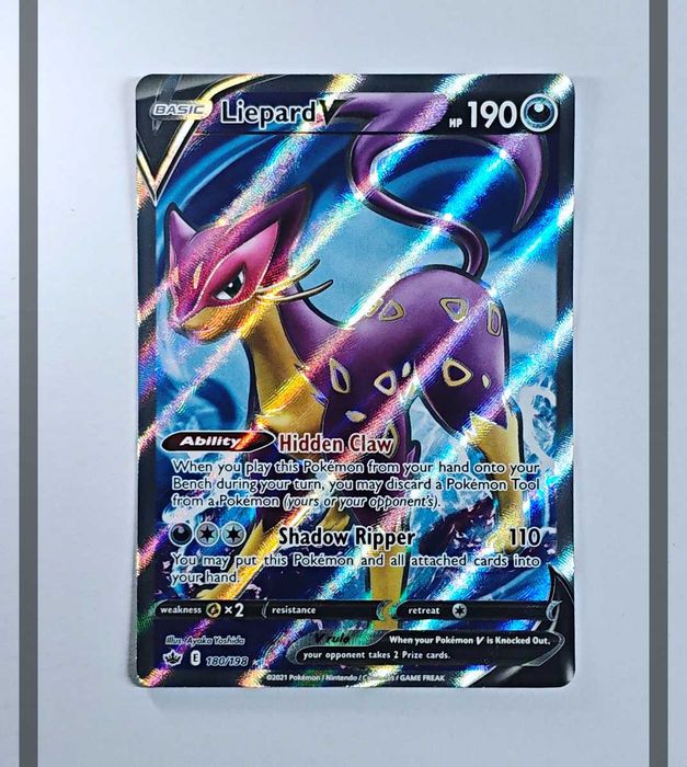 Liepard V 180/198 CRE Pokemon ENG-NM
