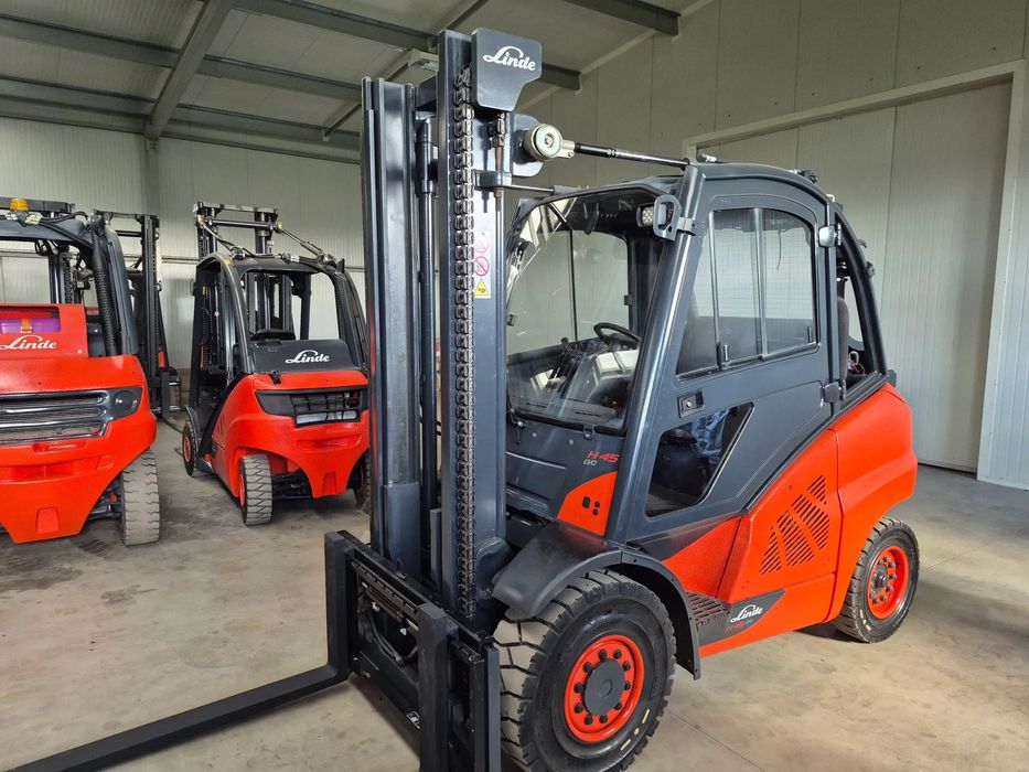 Linde H45T-02, EVO  4,5 Tony, Kabina + Klima, Import. Po badaniu UDT!