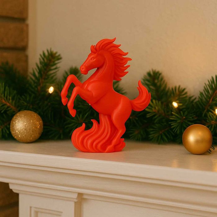 Ognisty Koń 3D — symbol siły i energii na 2026 rok