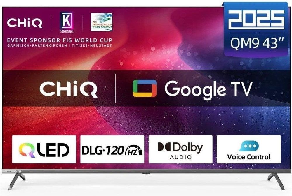 Telewizor LED 43" 4K QLED Android TV Google TV