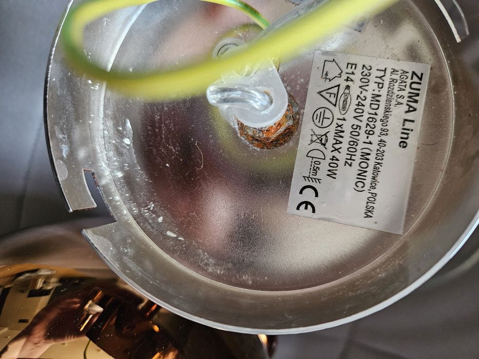 Lampa wisząca Zuma-Line kolor miedziany - 2szt. Cena za komplet