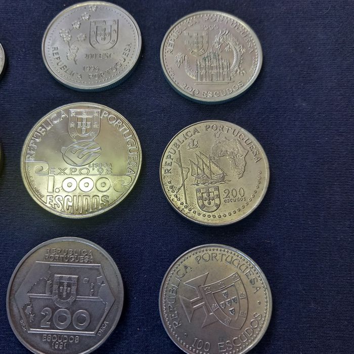 Lote de 12 moedas
