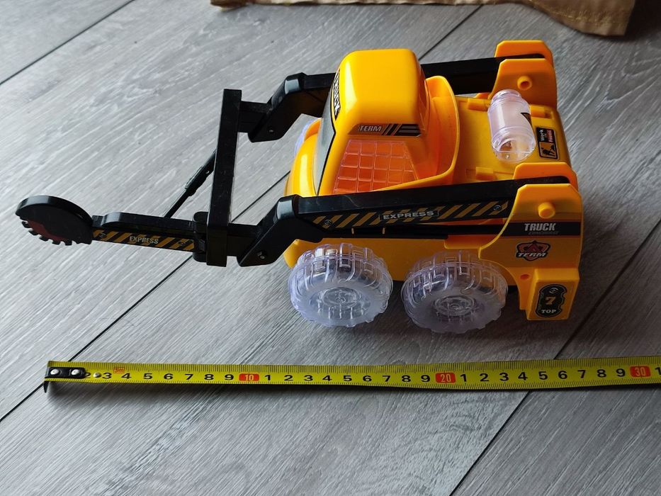 Koparka power truck zabawka muzyczna jeżdżąca