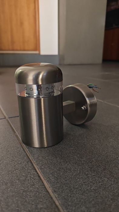 2 candeeiros inox
