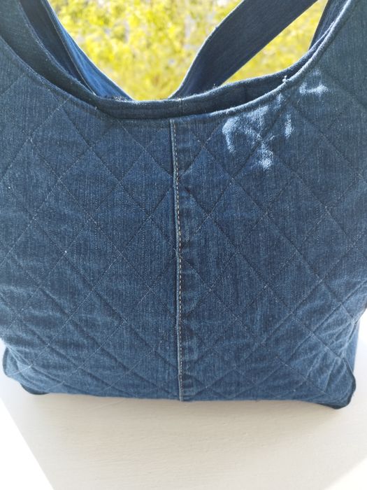 Torebka dżinsowa ręcznie robiona