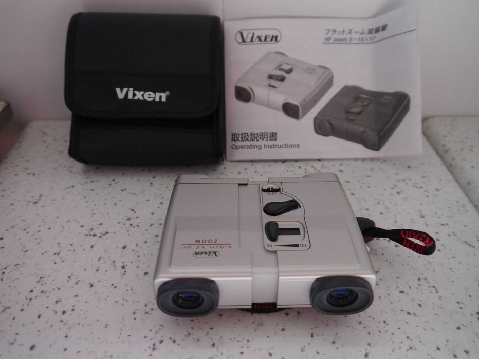 Карманный бинокль Vixen Flat Zoom 5-15х17 CF