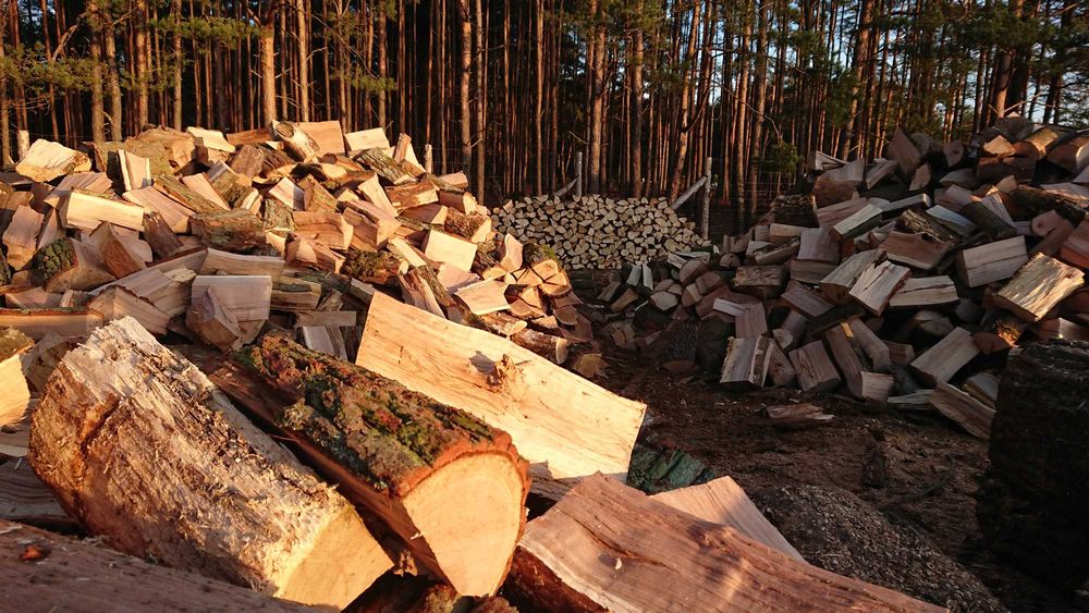 DREWNO KOMINKOWE opałowe Szprotawa UKŁADANE Gwarancja ilości RYNEX
