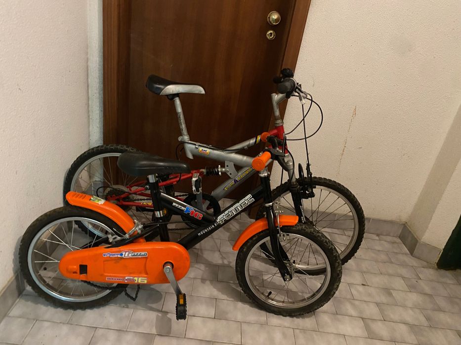 Conjunto 2 Bicicletas Infantis (Roda 16 e Roda 20) – Preço para Desocupar