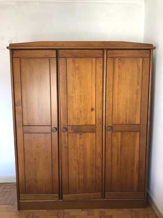 Mobilia quarto solteiro - pinho maciço