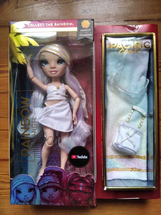 Lalka MGA Rainbow High Margot De Perla Pacific Coast nowa!! szybka