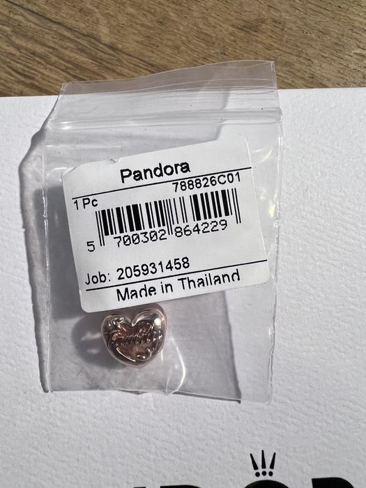 Charm Pandora Rose Gold "Family Tree" & "Family" - Original (Novo)