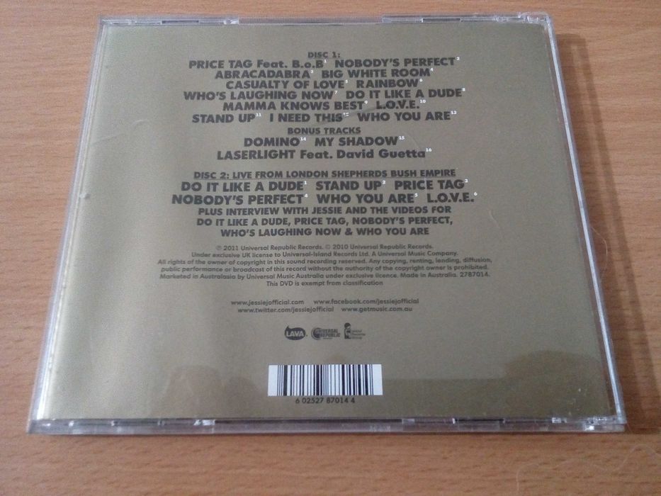 JESSIE J - Who You Are Deluxe Edition CD+DVD Edição Australiana - Baixa De Preço