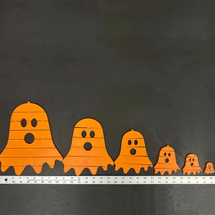 Fantasmas Flexíveis para Halloween (Vários Tamanhos)