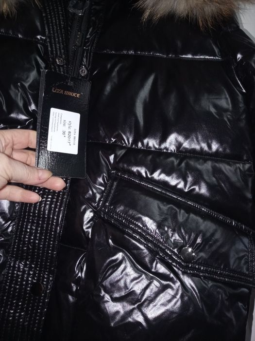 Kurtka jenot puchowa exkluzywna Butik Nowa okazja