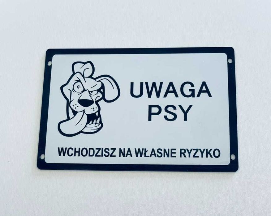 Tabliczka uwaga pies