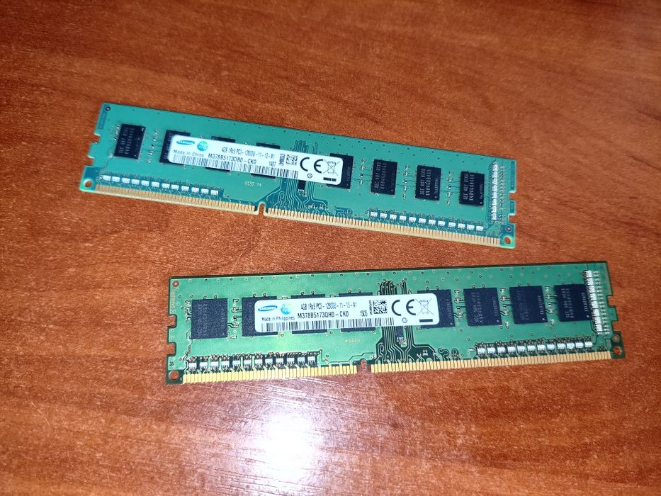 Оперативна пам'ять Samsung DDR3 8GB (2x4GB) 1600 MHz (PC3-12800U)