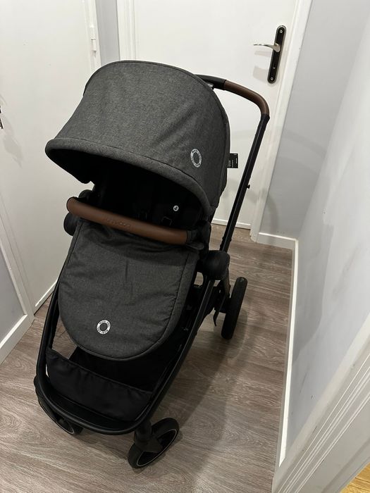 Carrinho Maxi-Cosi Zelia 3 trio - 3 em 1 (moises, cadeira e bebe con.)